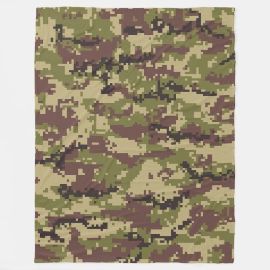 Camouflage 3 60x80 Fleece Blanket (Vorderseite)