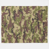 Camouflage 3 60x80 Fleece Blanket (Vorderseite (Horizontal))