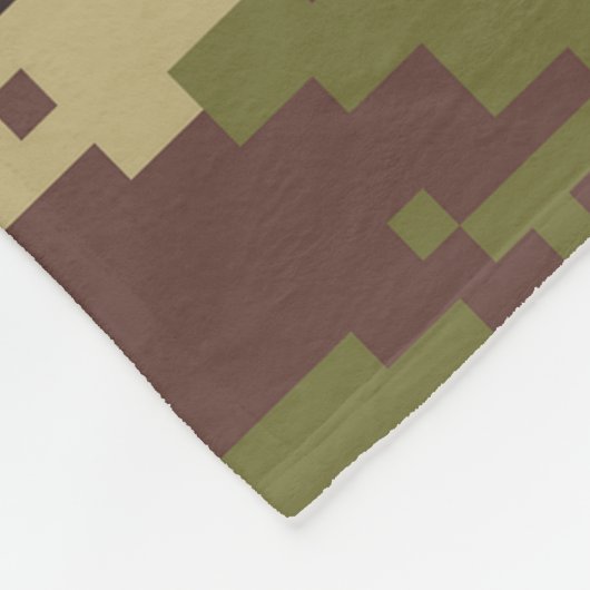 Camouflage 3 60x80 Fleece Blanket (Ecke)