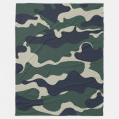 Camouflage 6 60x80 Fleece Blanket (Vorderseite)