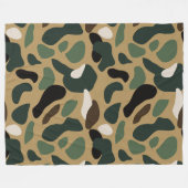 Camouflage 7 60x80 Fleece Blanket (Vorderseite (Horizontal))