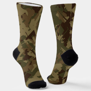 Camouflage abstrakt socken