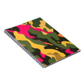 Camouflage Abstrakt Spiral Notebook Notizblock (Rechte Seite)