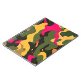 Camouflage Abstrakt Spiral Notebook Notizblock (Linke Seite)