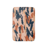 Camouflage Abstrakt: Vintages Nahtloses Tapete. Badematte (Vorderseite Vertikal)