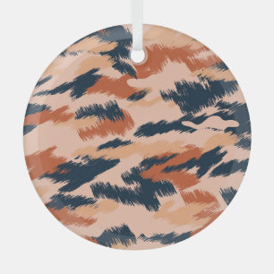 Camouflage Abstrakt: Vintages Nahtloses Tapete. Ornament Aus Glas
