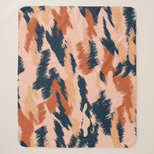 Camouflage Abstrakt: Vintages Nahtloses Tapete. Sherpadecke