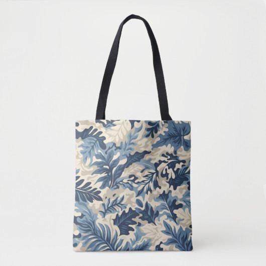 Camouflage Abstrakte Blätter Tasche (Vorderseite)