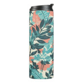 Camouflage Abstrakte Blätter Thermosbecher (Nach links gedreht)