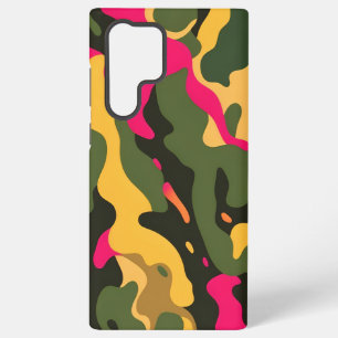 Camouflage Abstrakter Fall Samsung Galaxy Hülle