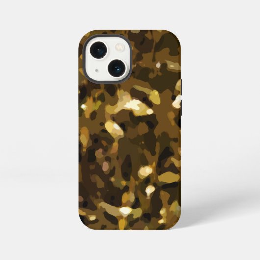 Camouflage Abstraktes Muster iPhone Hülle (Rückseite)