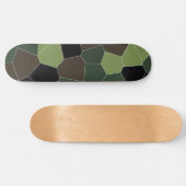 Camouflage Abstraktes Muster Skateboard (Horizontal)