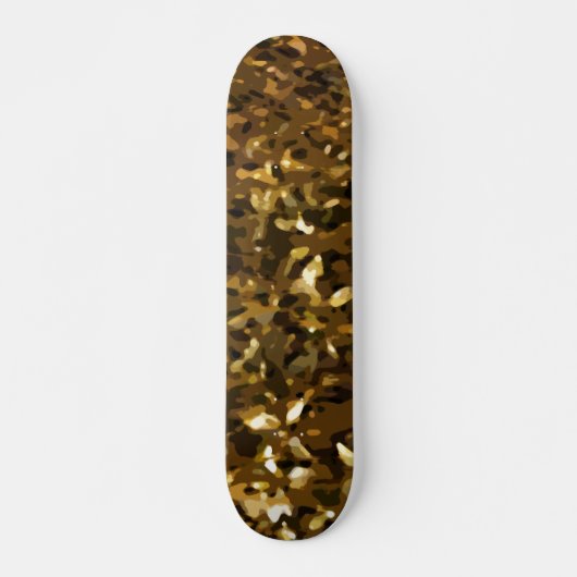 Camouflage Abstraktes Muster Skateboard (Vorne)