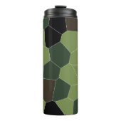 Camouflage Abstraktes Muster Thermosbecher (Vorderseite)