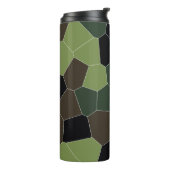 Camouflage Abstraktes Muster Thermosbecher (Nach links gedreht)