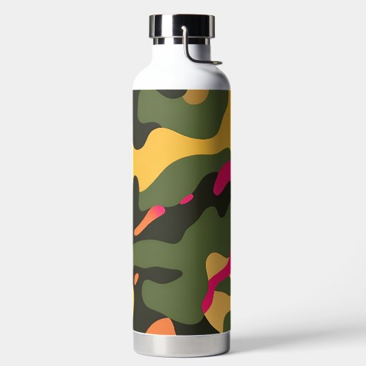Camouflage Abstraktes Wasser Flasche (links)