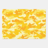 Camouflage Adventure Pink Yellow Blue Orange Fun Geschenkpapier Set (Vorderseite)