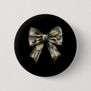 Camouflage Alte Camouflage Bow Camouflage Coquette Button