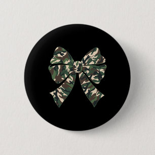 Camouflage Alte Camouflage Bow Camouflage Coquette Button
