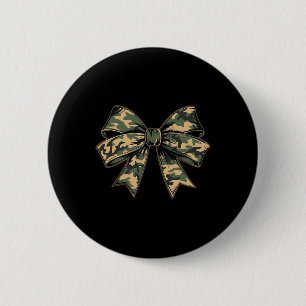 Camouflage Alte Camouflage Bow Camouflage Coquette Button