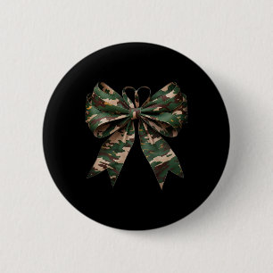 Camouflage Alte Camouflage Bow Camouflage Coquette Button