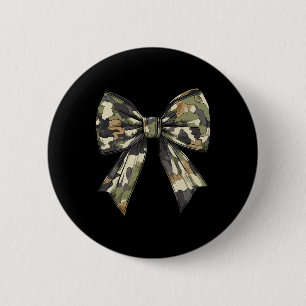 Camouflage Alte Camouflage Bow Camouflage Coquette Button