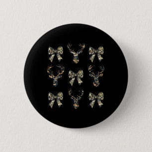 Camouflage Alte Camouflage Bow Camouflage Coquette Button