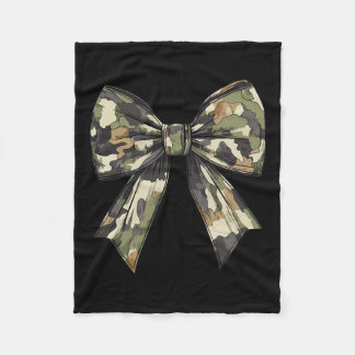 Camouflage Alte Camouflage Bow Camouflage Coquette Fleecedecke