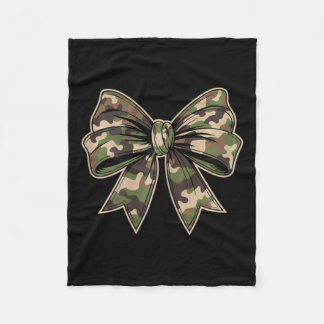 Camouflage Alte Camouflage Bow Camouflage Coquette Fleecedecke