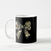 Camouflage Alte Camouflage Bow Camouflage Coquette Kaffeetasse (Links)
