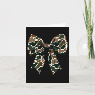 Camouflage Alte Camouflage Bow Camouflage Coquette Karte