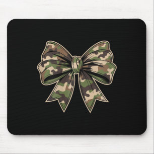 Camouflage Alte Camouflage Bow Camouflage Coquette Mousepad