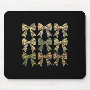 Camouflage Alte Camouflage Bow Camouflage Coquette Mousepad
