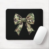Camouflage Alte Camouflage Bow Camouflage Coquette Mousepad (Mit Mouse)