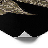 Camouflage Alte Camouflage Bow Camouflage Coquette Poster (Ecke)