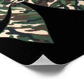Camouflage Alte Camouflage Bow Camouflage Coquette Poster (Ecke)