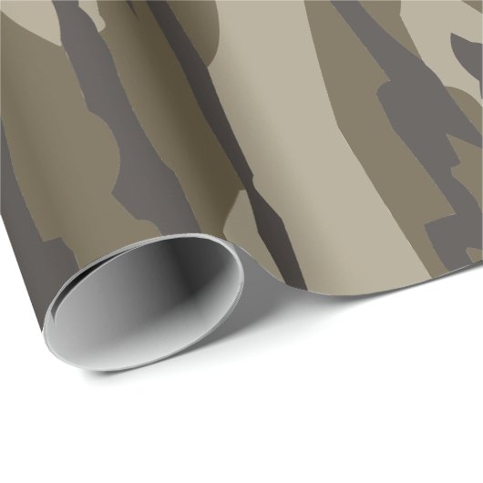 Camouflage am Boden Geschenkpapier (Rolleneckpunkt)