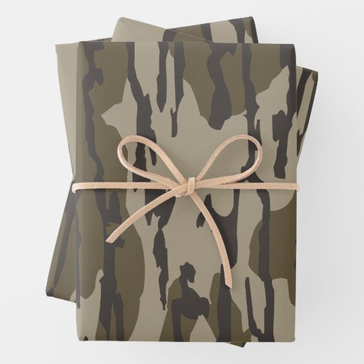 Camouflage am Boden Geschenkpapier Set (Beispiel)