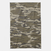 Camouflage am Boden Geschirrtuch (Vertikal)