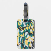 Camouflage am See Gepäckanhänger (Rückseite vertikal)