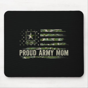 Camouflage "American Flag" der Mama der Vintagen A Mousepad