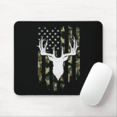 Camouflage American Flag Jagd auf Hirsche Mousepad (Mit Mouse)