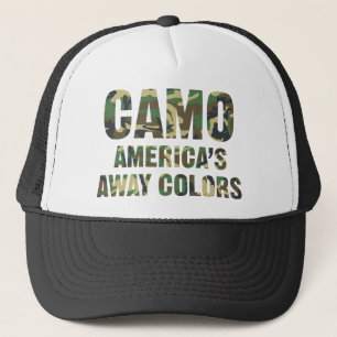 Camouflage-Amerikas weg Farbfernlastfahrer-Hut Truckerkappe