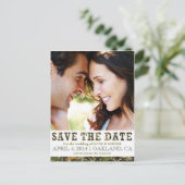 Camouflage Ankündigung Datum freihalten Postkarte (Stehend Vorderseite)