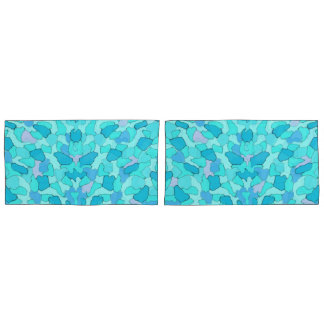 Camouflage Aqua Kissenbezug