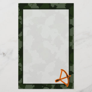 Camouflage Archery Briefpapier