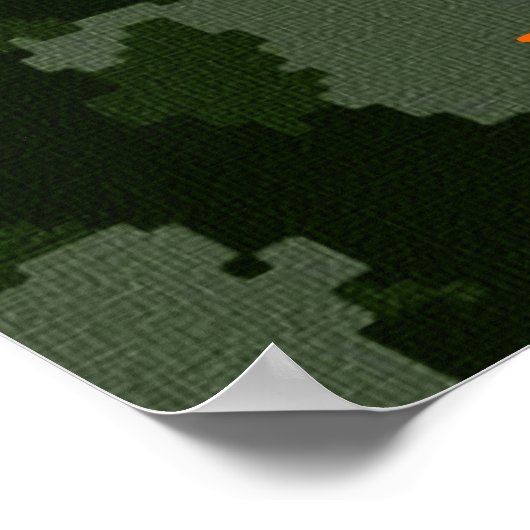 Camouflage Archery Poster (Ecke)