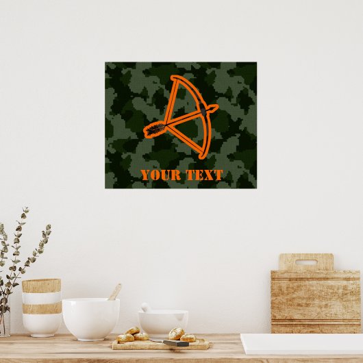 Camouflage Archery Poster (Küche)