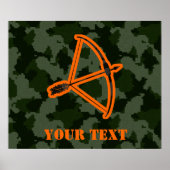 Camouflage Archery Poster (Vorne)