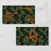 Camouflage Archery Visitenkarte (Vorne/Hinten)